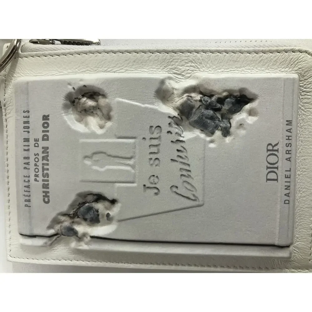 NWT Christian Dior x Daniel Arsham Eroded Keyring Zip Wallet *Limited Edition*